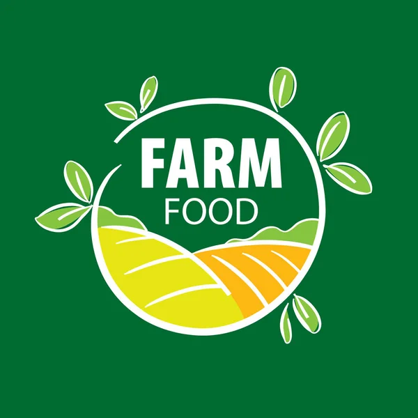 Logo farm food — Stock Vector