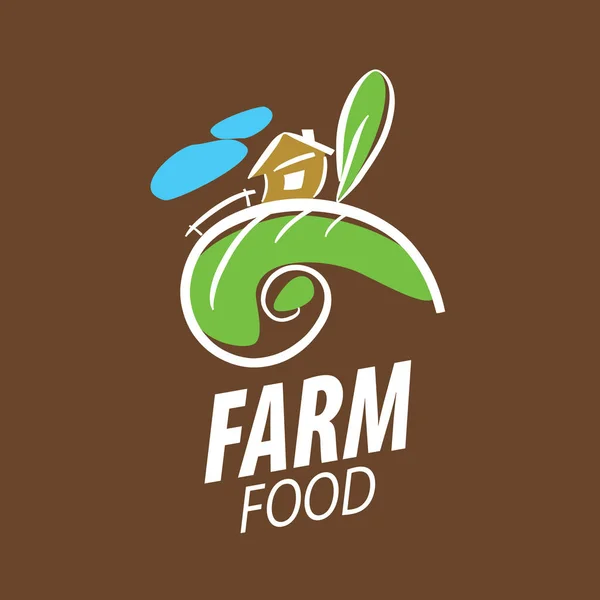 Logo farm food — Stock Vector