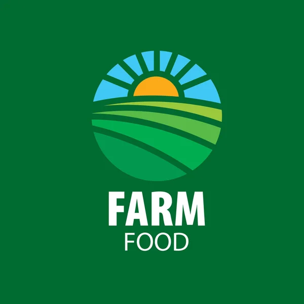 Logo farm food — Stock Vector