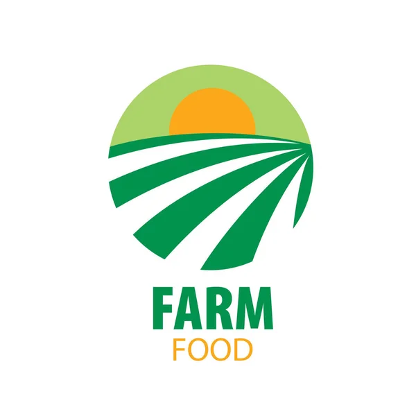 Logo farm food — Stock Vector