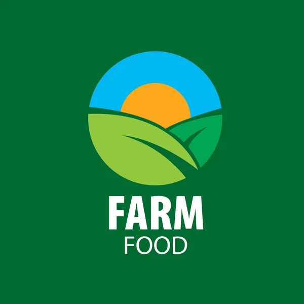 Logo farm food — Stock Vector