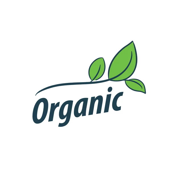 Vector logo organic — Stock Vector