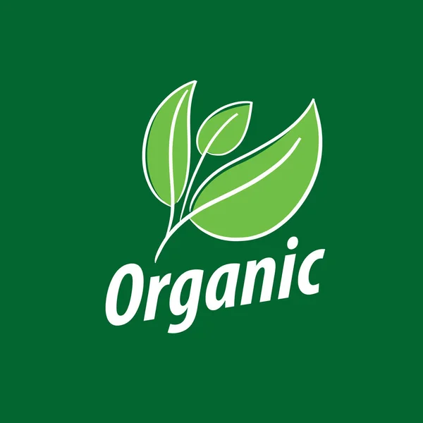 Vector logo orgánico — Archivo Imágenes Vectoriales