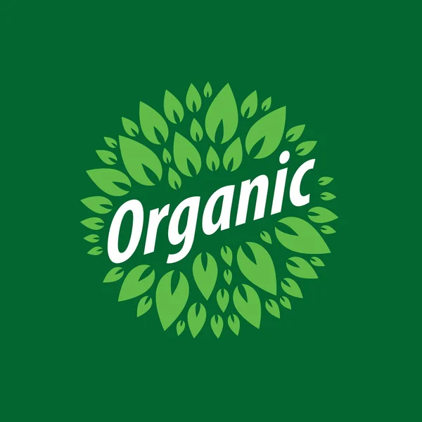 Vektor logotypen organiska — Stock vektor
