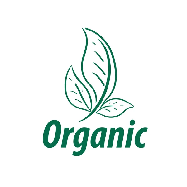 Logo vettoriale organico — Vettoriale Stock
