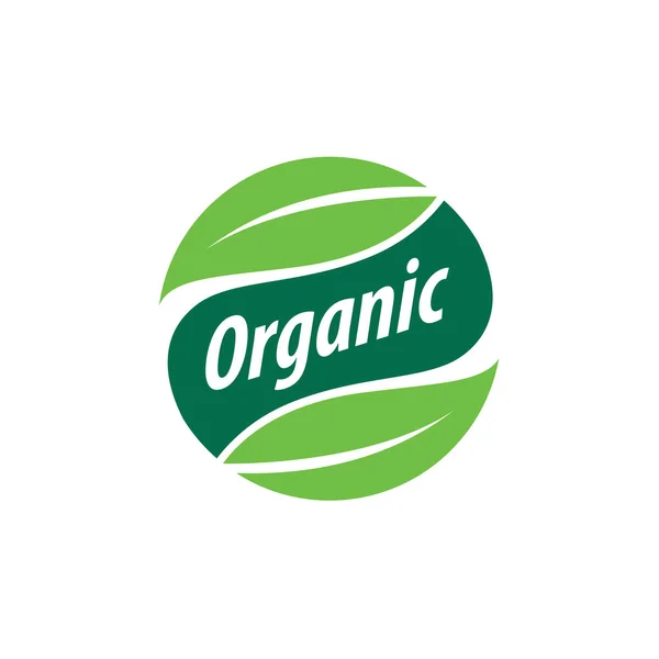 Vector logo organic — Stock Vector