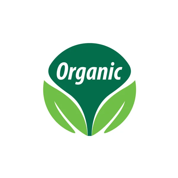 Vektör logo organik — Stok Vektör