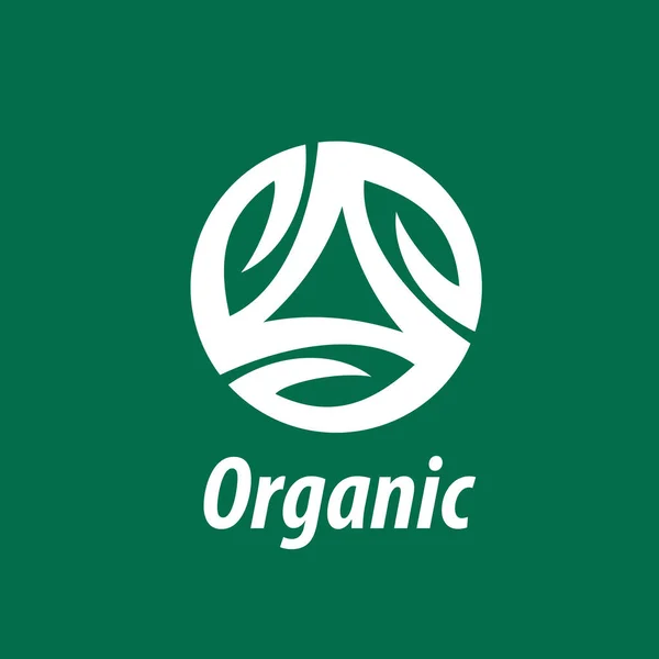 Vector logo organic — Stock Vector