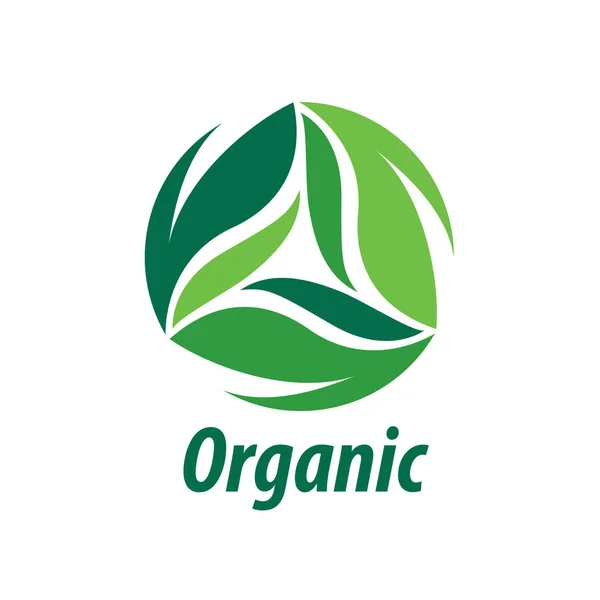 Vector logo organic — Stock Vector