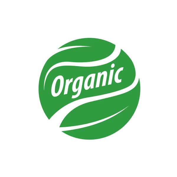 Logo vettoriale organico — Vettoriale Stock