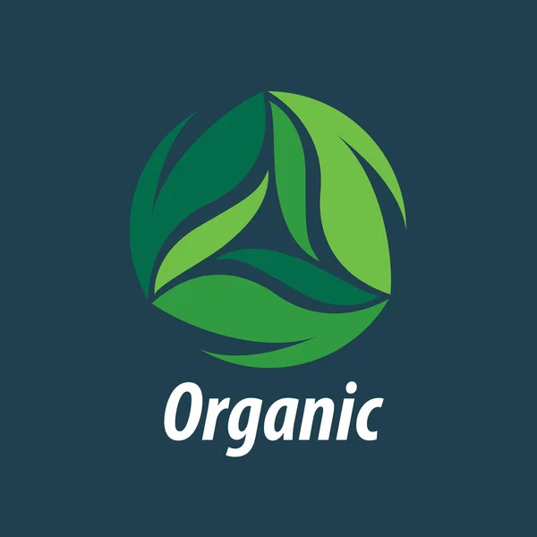 Vector logo organic — Stock Vector