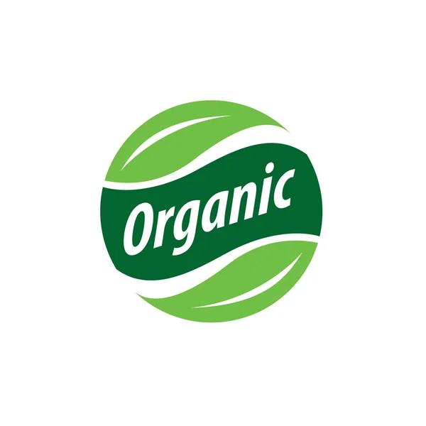 Vector logo organic — Stock Vector