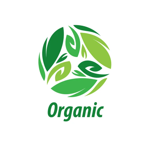 Logo vettoriale organico — Vettoriale Stock