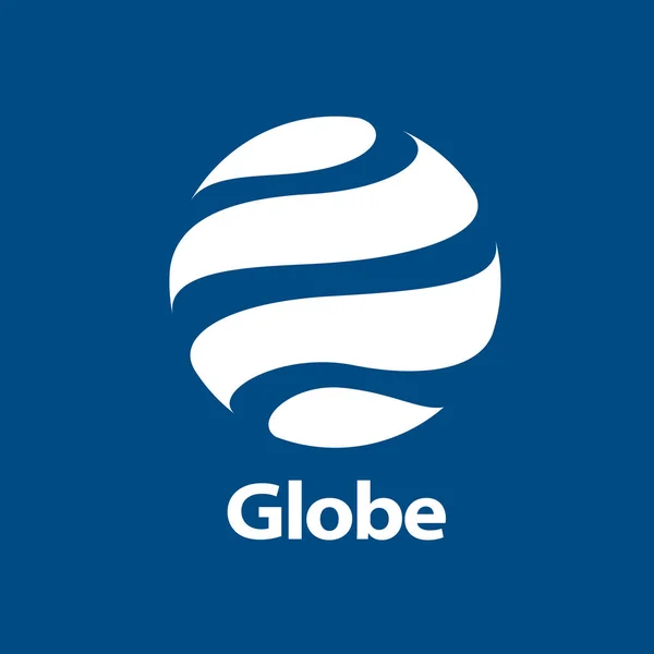 Vector logo globo — Vector de stock