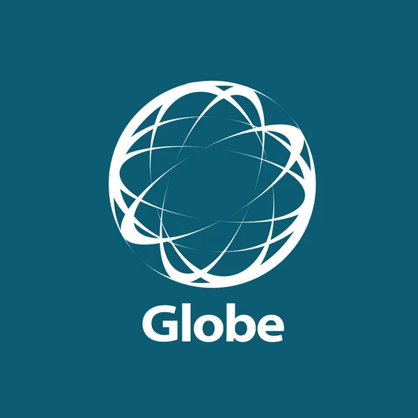 Vektor logo globus – Stock-vektor