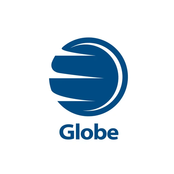 Vector logo globo — Vector de stock