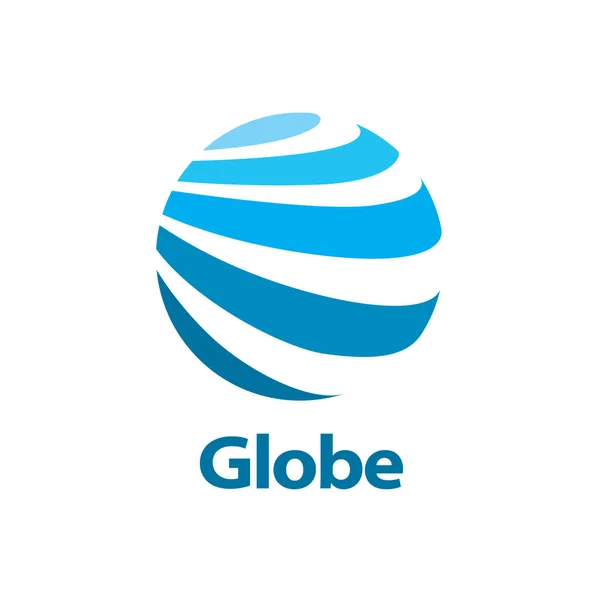 Vektor-Logo Globus — Stockvektor