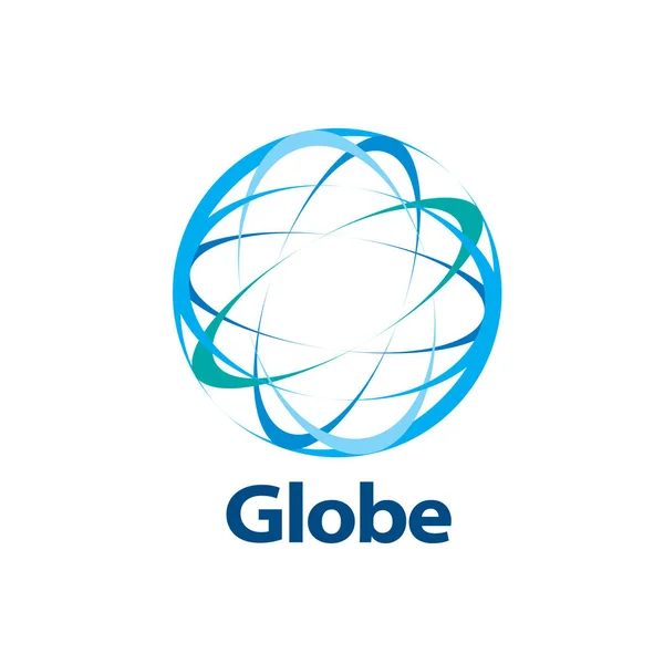 Logo vectoriel globe — Image vectorielle