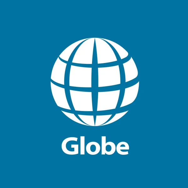 Vetor logotipo globo — Vetor de Stock