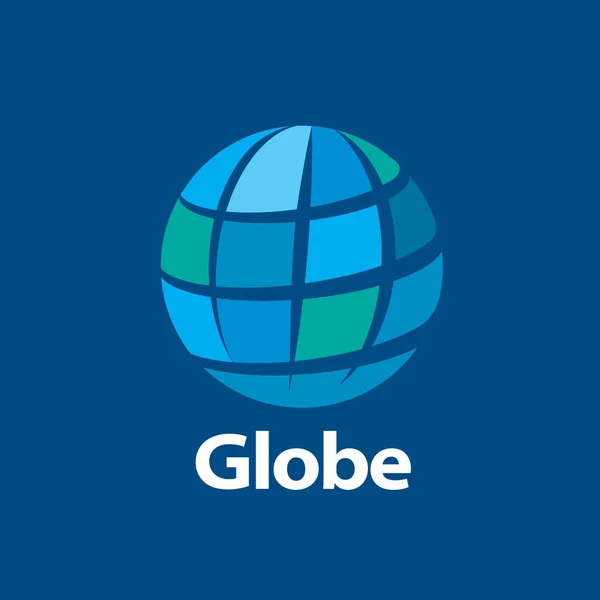 Vektor logo globus – Stock-vektor