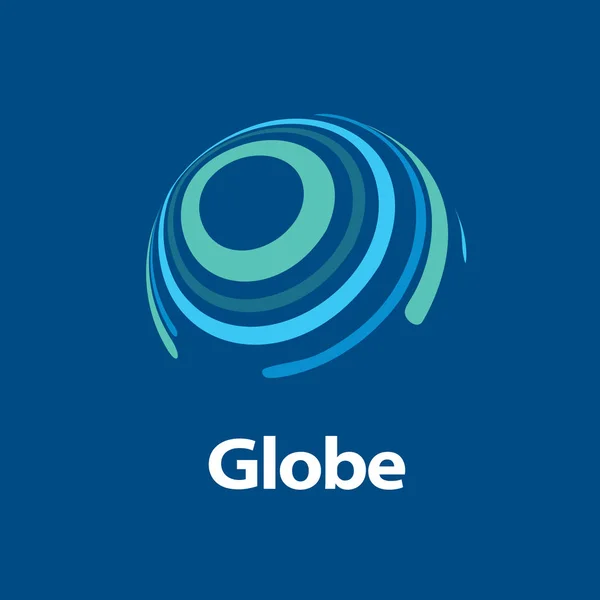 Vektor-Logo Globus — Stockvektor