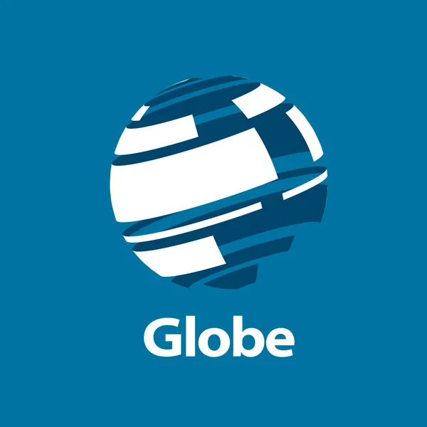 Vector logo globo — Vector de stock