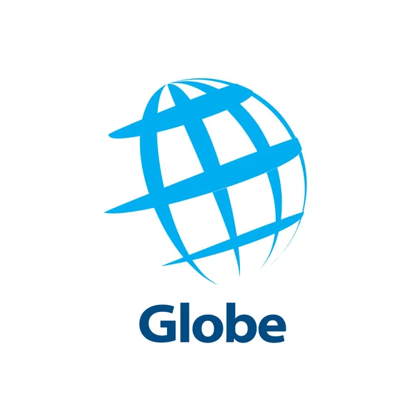 Vektor-Logo Globus — Stockvektor