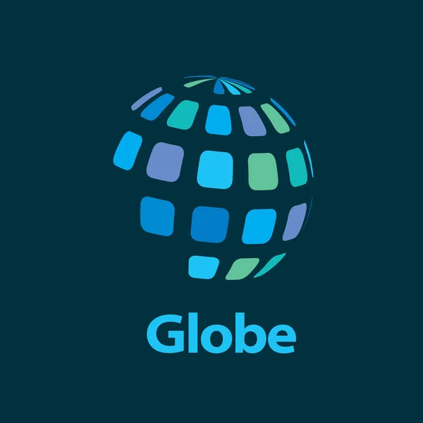 Logo vektor globe - Stok Vektor