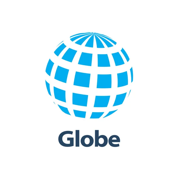 Vector logo globo — Vector de stock