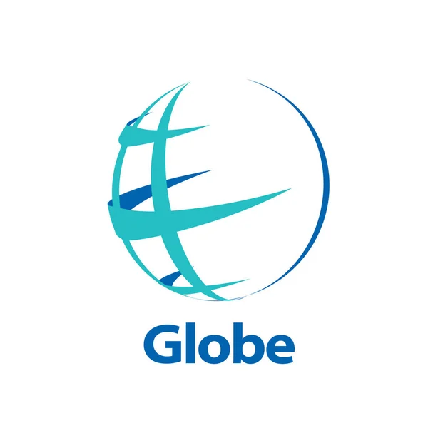 Vektor-Logo Globus — Stockvektor