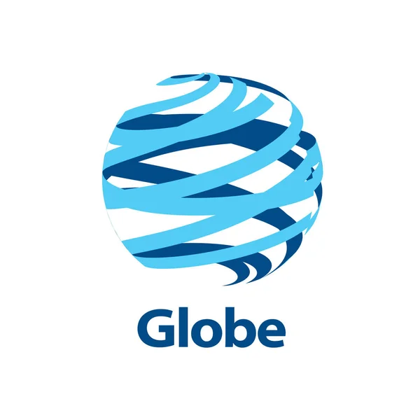 Logo vectoriel globe — Image vectorielle