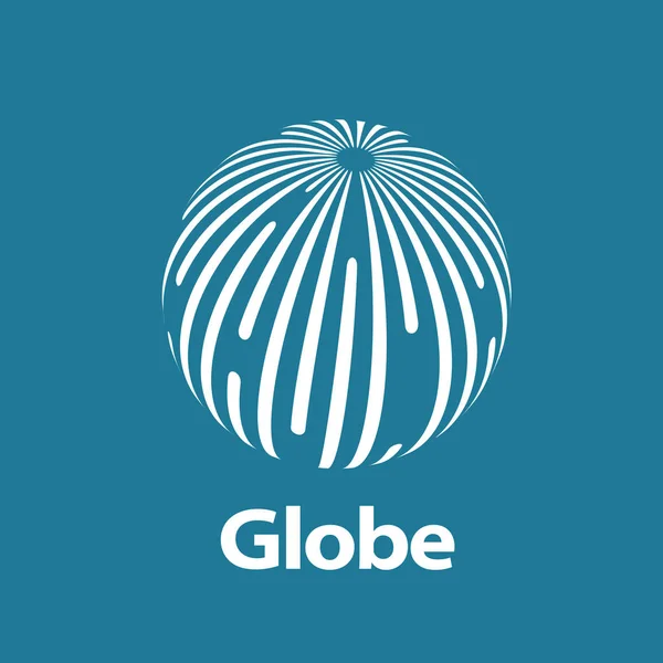 Vetor logotipo globo — Vetor de Stock