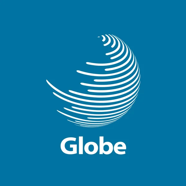 Vetor logotipo globo — Vetor de Stock