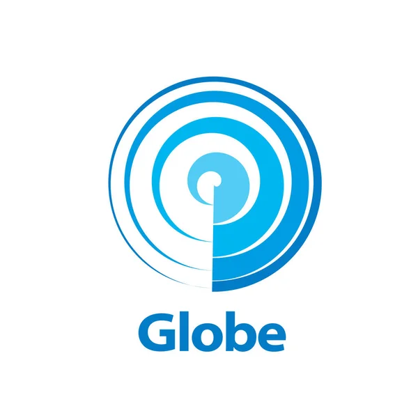 Vector logo globo — Vector de stock