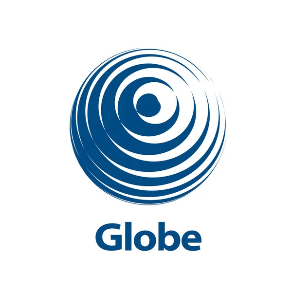 Vektor-Logo Globus — Stockvektor