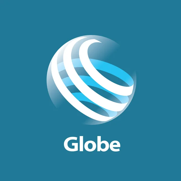 Vetor logotipo globo — Vetor de Stock