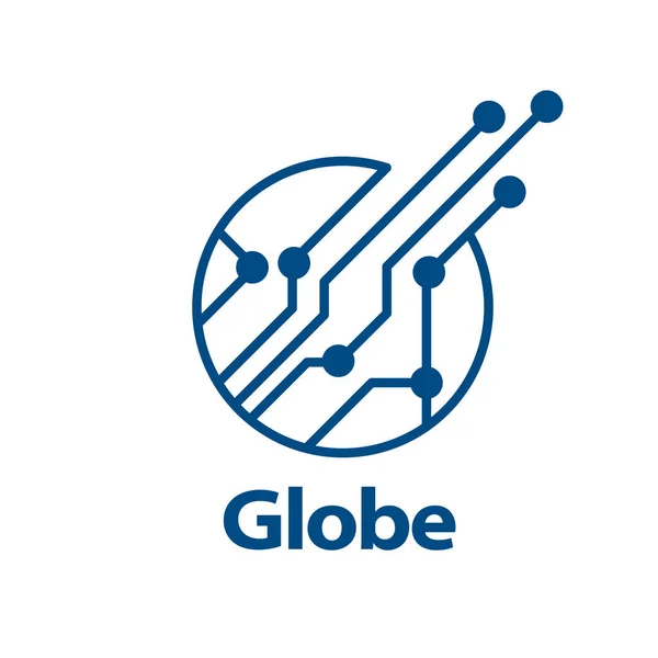 Logo vectoriel globe — Image vectorielle