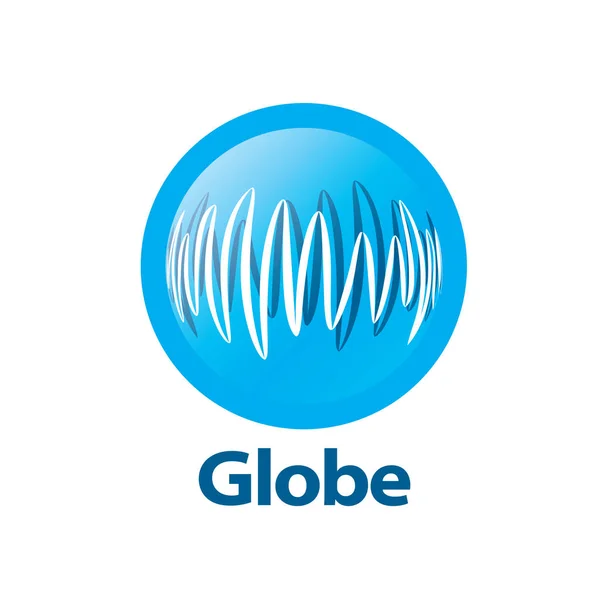 Vetor logotipo globo — Vetor de Stock