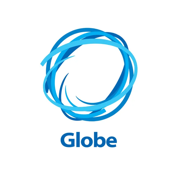 Logo vectoriel globe — Image vectorielle