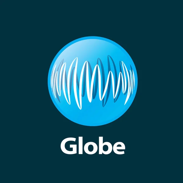 Vector logo globo — Vector de stock