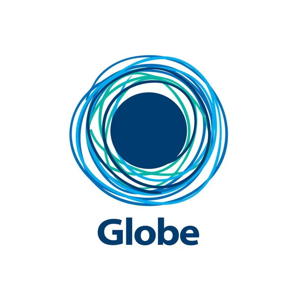 Vector logo globo — Vector de stock