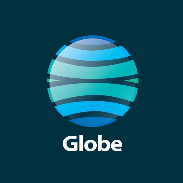 Vector logo globe