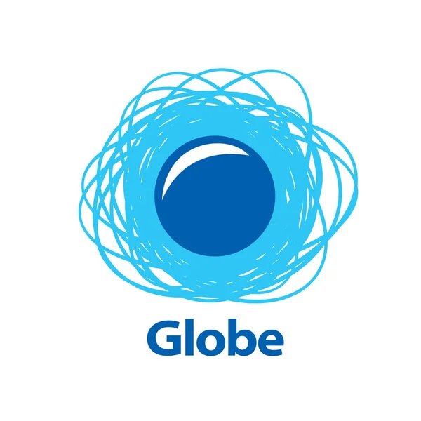 Logo vectoriel globe — Image vectorielle