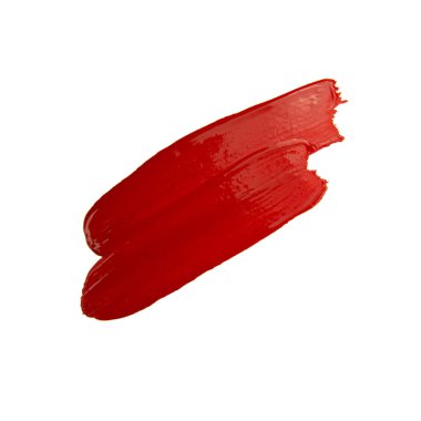 Kırmızı fırça darbesi