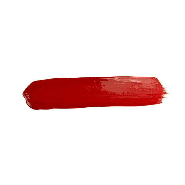 Pincelada roja —  Fotos de Stock
