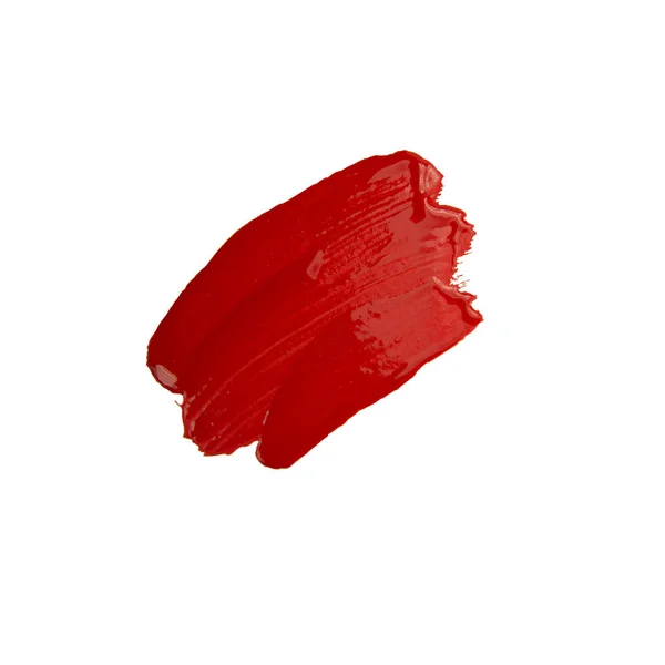 Pincelada roja —  Fotos de Stock