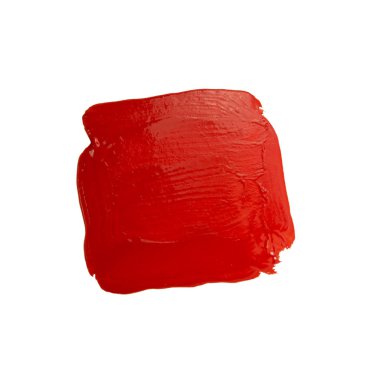 Kırmızı fırça darbesi