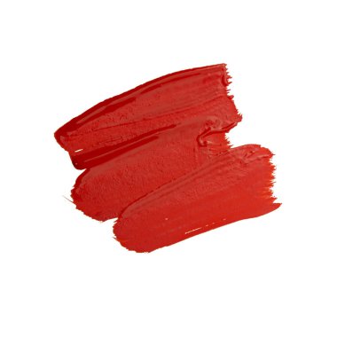 Kırmızı fırça darbesi