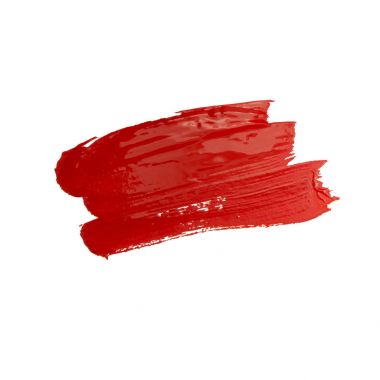 Kırmızı fırça darbesi