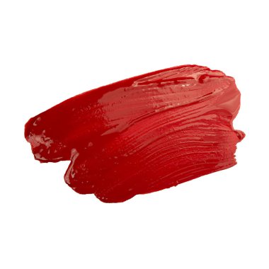 Kırmızı fırça darbesi